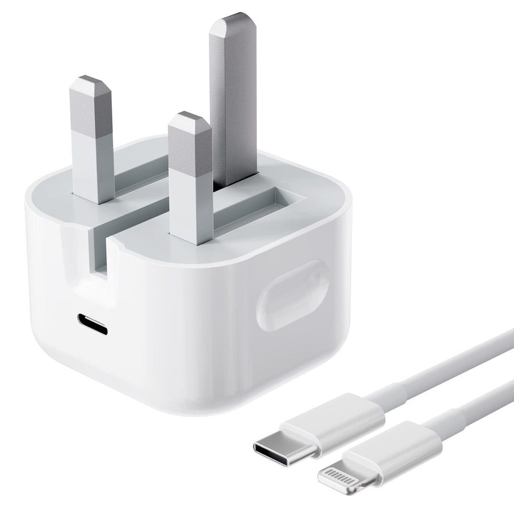 iPhone Fast Charger with Cable – Lightning & USB-C