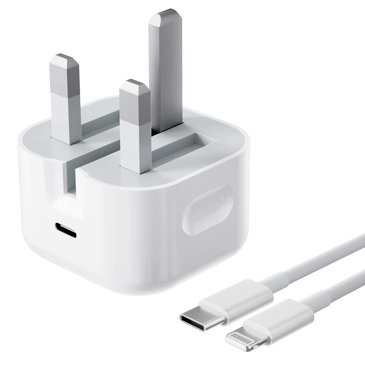 iPhone Fast Charger with Cable – Lightning & USB-C